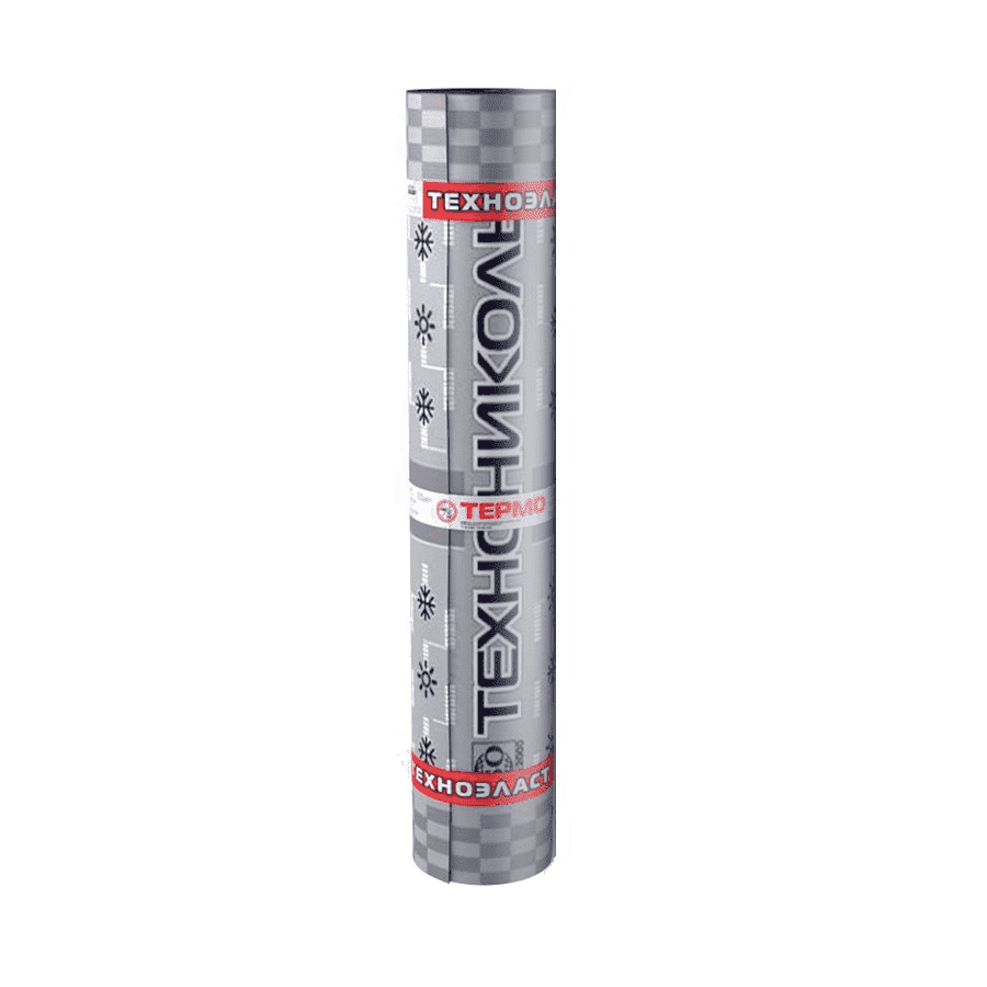 Рулонная кровля Технониколь Техноэласт Термо ЭКП 1x10 м сланец серый