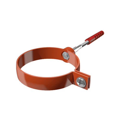 VERAT хомут трубы универсальный L=180мм, красный, шт.