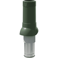 Вентиляционный выход изолированный Технониколь D125/160 мм H=700 мм зеленый