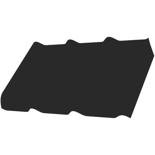Фиброчерепица Decover 40/300 1750x980x5,8 мм графит
