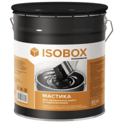 Мастика Технониколь Isobox 22 кг кровельная гидроизоляционная